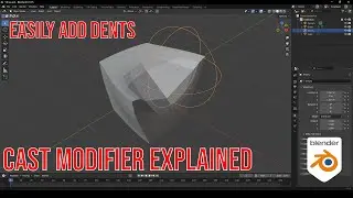 Blender 4.5 Cast Modifier Explained, Part 31 Tutorial