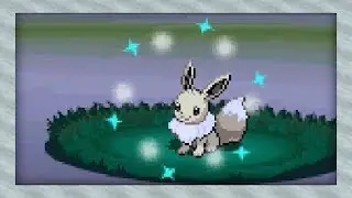 Live Shiny Eevee After 18,610 Random Encounters! (Pokémon White 2)