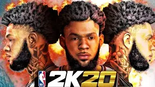 *NEW* BEST DRIPPY FACE CREATION TUTORIAL IN NBA 2K20! LOOK LIKE A DRIBBLE GAWD | BEST FACE CREATION