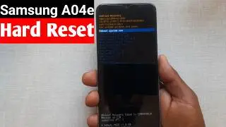 Samsung A04e Hard reset ||  Samsung Galaxy(A042f) factory reset delete pattern and password 