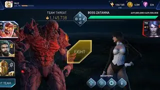 Boss ZATANNA 🪄 Solo Raid Battle ☠️ InJustice 2 Mobile Gameplay