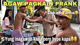 Agaw pagkain Prank 😂😂 yung inagawan kana nakangiti ka parin PUBLIC PRANK