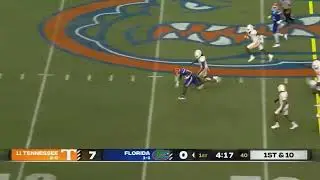 Tennessee Decides Not to Tackle Trevor Etienne on 62-Yard TD Run!