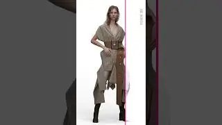 3D Digital Fashion Design to AI-Render by Fashion3DX #digitalfashion  #fashiondesigns #fashion
