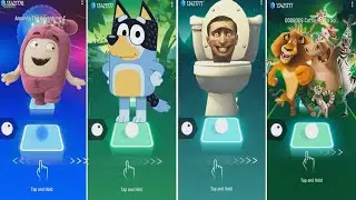 Oddbods Fuse vs Bluey Bingo vs Skibidi Toilet vs Madagascar