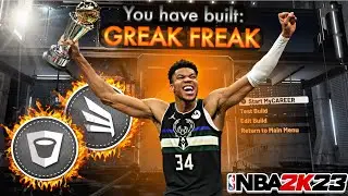 *GAMEBREAKING* GIANNIS ANTETOKOUNMPO BUILD IN NBA 2K23 IS TAKING OVER🔥‼️ use now!