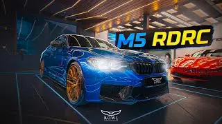 BMW M5 F90 | Дизайнерский антихром фар ROWL Stage 2