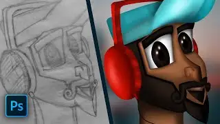 Turning my sketch into a digital painting