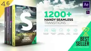 After Effect Project File:  Transitions AE & PR || Version 4.6