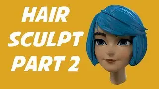Sculpting Hair Part 02 : Cleaning up