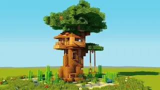 My tree house(Minecraft)
