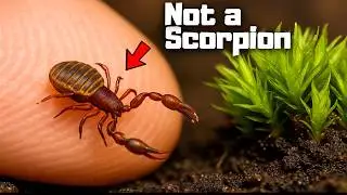 I gave the smallest scorpion ever a new home (and a snack)...