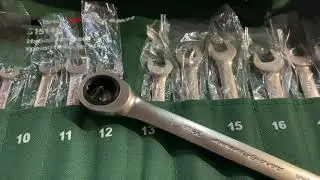 Ключи с трещеткой комбинированные 14шт