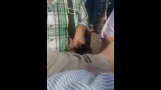 Belediye Otobüsünde Yumruk Yumruğa Kavga