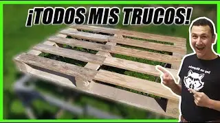 DESCUBRE Todos mis TRUCOS para lijar PALETS