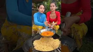 Noodle stir-fry with egg cook recipe #cooking #food #recipe #shortvideo #shorts