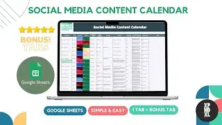 How to fill up a Social Media Content Calendar on Google Sheets