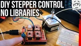 Controlling A NEMA 17 Stepper With Arduino CNC Shield (How To & Code)