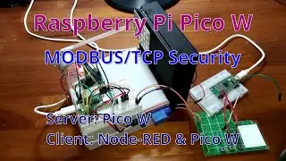 [Raspberry Pi Pico W] MODBUS Ep 4. MODBUS/TCP Security || LWIP || Mbed TLS || Node-RED