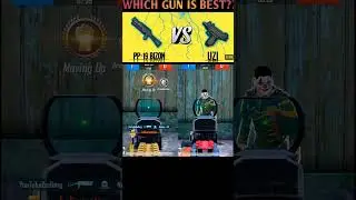 Pp bizon 19 vs Uzi Comparison in PUBG Mobile #beats #bgmi #pubgmobile #mobilegame #gaming #shorts