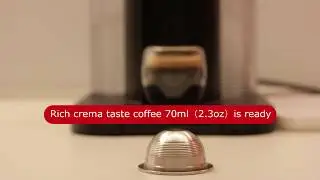 Easily make espresso with vertuoline pods