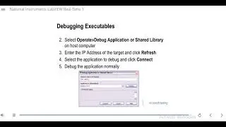 LabVIEW Real time 1 Final Part | Working with Build specification | Com: with deployed application
