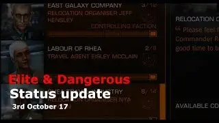 Status update [3th October] (Elite Dangerous)