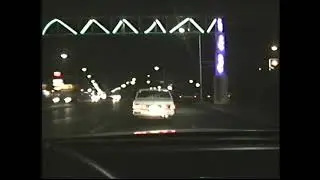 1994 summer night drive on Route 66, Albuquerque, NM