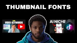 Best Fonts for YouTube Thumbnails (Free & Bold Picks!)