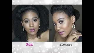 Fun To Elegant! Quick & Easy Natural Hairstyling Series| Tcholesworld