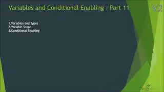 Variables Intro | Scope and Dropping* Let Variables | Conditional Enabling in Qlikview # Part 11