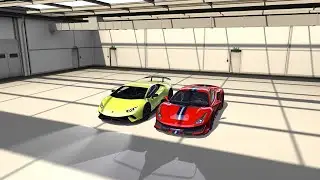 Ferrari 488 Pista VS Lamborghini Huracan Performante | 4K 60FPS | Time Battle On Track |