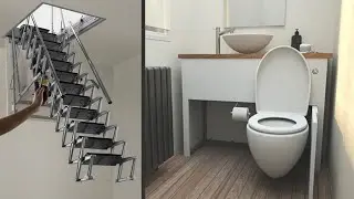 Great Space Saving Ideas - Smart Furniture ▶ 4