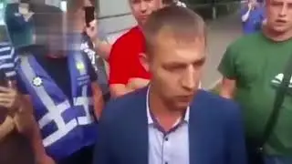 ДРАКА КИЕВ У ВЕРХОВНОЙ РАДЫ  - ГЕРОЙ МАЙДАНА Михаил Гаврилюк