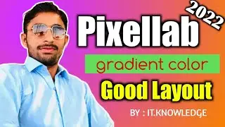 How to make gradient text in  pixellab | Pixellab Layout 2022