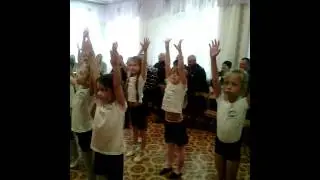 Отрывок спортивного развлечения "Школа молодого бойца"
