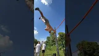 Кто Повторит? Выполнено с первой попытки🤩🔥    #workout #воркаут #элементынатурнике #streetworkout
