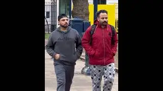I give him anxiety walking next to him😁