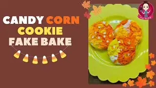 Let’s Fake Bake easy Candy Corn Cookies with a silicone mold! #fakebake #candycorn #peepthisyall