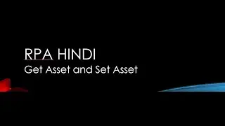 Get Asset and Set Asset in Hindi