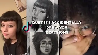 Tiktok Compilation people react to my Drawings ( duet if i accidentally drew you) #drawing