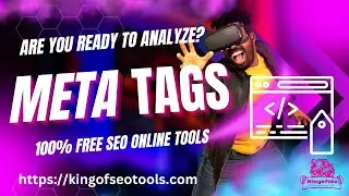 How to Analyze Meta Title and Meta Description on your webpages | 100% FREE online SEO tools.