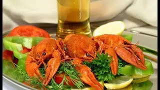 Раки варенные в пиве.