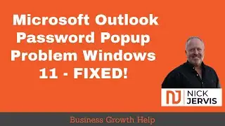 How To Fix Microsoft Outlook Password Popup Problem Windows 11