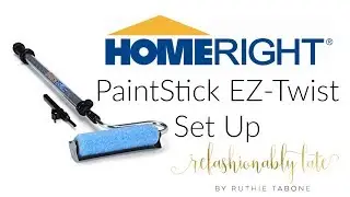 HomeRight EZ-Twist PaintStick Set Up