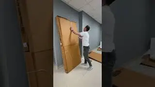 Упаковка наших умных дверей