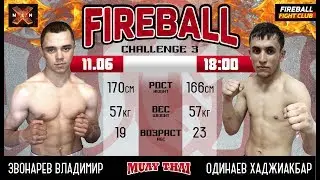 Fireball Challenge-3 Звонерев vs Одинаев