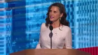 Governor Gretchen Whitmer at DNC: "Donald Trump called me that woman from Michigan"