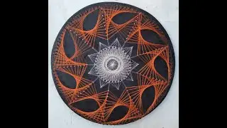 Easy to drow (string and) muba arts #string art #easy string art