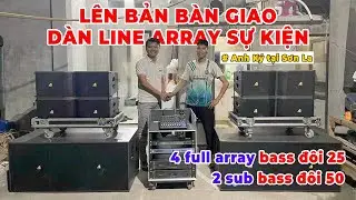 Baochauelec Lên Bản Bàn Giao Dàn Line Array Sự Kiện Cho Anh Ký Tại Sơn La